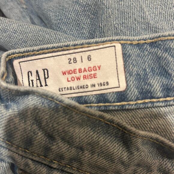 Gap baggy low rise jeans women's size 6 - Picture 5 of 6